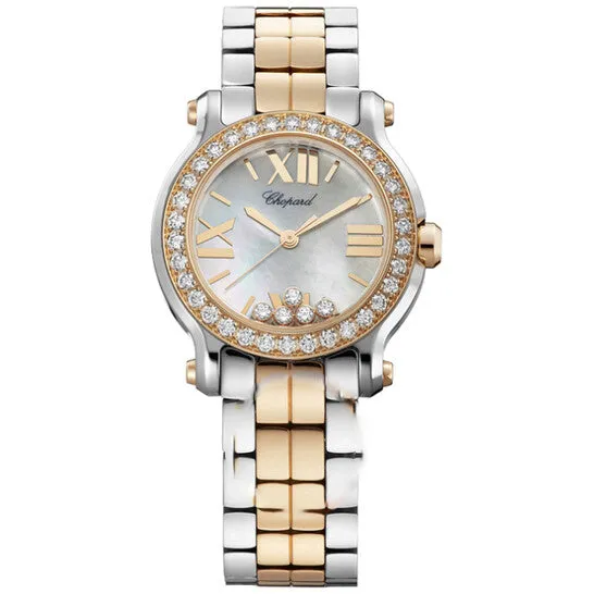 JMS always Rings Original Chopard Happy Sport II Mother of Pearl Diamond Two Tone Ladies Watch 2785096005 JMS always Rings Original Chopard Happy Sport II Mother of Pearl Diamond Two Tone Ladies Watch 2785096005