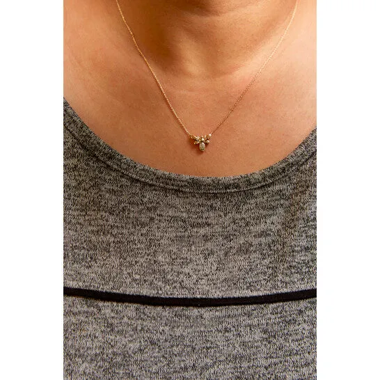 Necklaces Original Haus of Brilliance 10K Yellow Gold Diamond Accented Bumble Bee Pendant 18 Inch Necklace HI Color I1I2 Clarity JMS always Necklaces Original Haus of Brilliance 10K Yellow Gold Diamond Accented Bumble Bee Pendant 18 Inch Necklace HI Color I1I2 Clarity JMS always