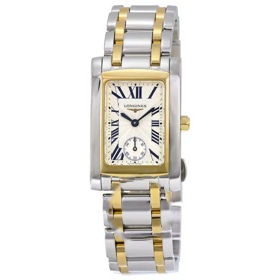 Original Longines Dolce Vita Silver Dial Twotone Ladies Watch L55025707 JMS always Rings Original Longines Dolce Vita Silver Dial Twotone Ladies Watch L55025707 JMS always Rings