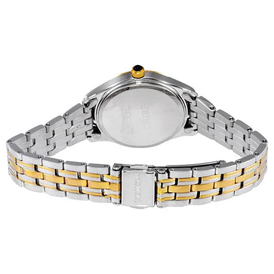 Original Seiko Quartz White Dial Twotone Ladies Watch SWR070P1 JMS always Rings Original Seiko Quartz White Dial Twotone Ladies Watch SWR070P1 JMS always Rings