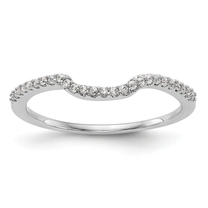 Rings Goldia 14K White Gold Lab Grown VSSI G Diamond Wedding Band Ring