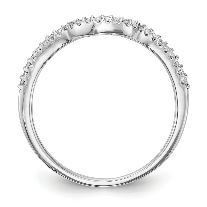 Rings Goldia 14K White Gold Lab Grown VSSI G Diamond Wedding Band Ring