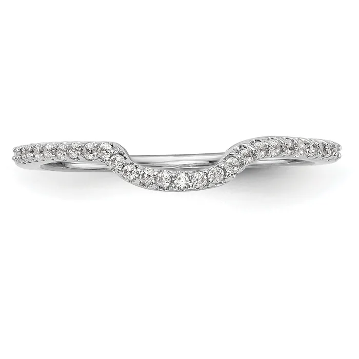 Rings Goldia 14K White Gold Lab Grown VSSI G Diamond Wedding Band Ring