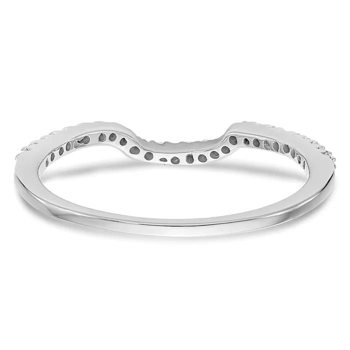 Rings Goldia 14K White Gold Lab Grown VSSI G Diamond Wedding Band Ring