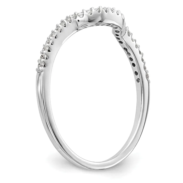 Rings Goldia 14K White Gold Lab Grown VSSI G Diamond Wedding Band Ring