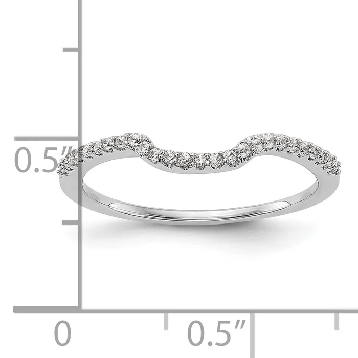 Rings Goldia 14K White Gold Lab Grown VSSI G Diamond Wedding Band Ring