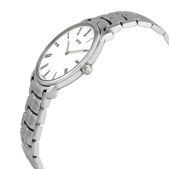 Rings JMS always Original Mido Quartz White Dial Twotone Mens Watch M84454261