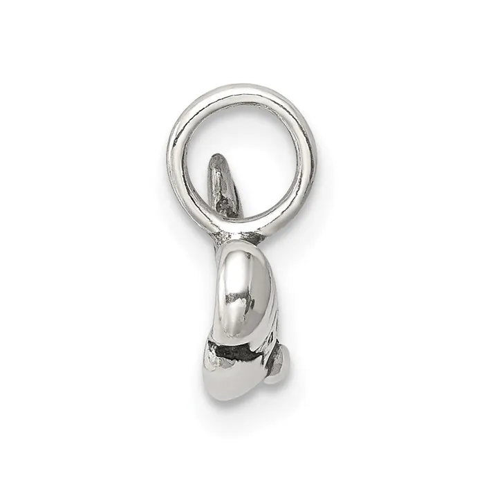 TreasureFineJewelers Necklaces Sterling Silver Antiqued Blue Whale Pendant