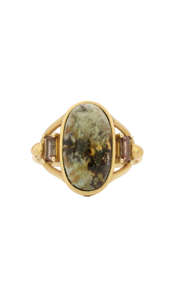 Faeber Studio Rings Jasper Grossular Garnet Ring