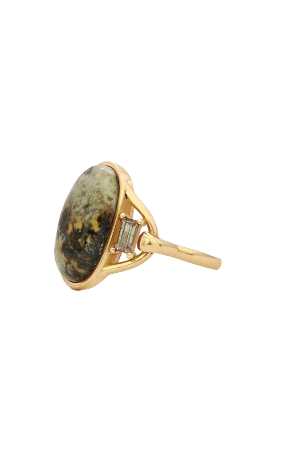 Faeber Studio Rings Jasper Grossular Garnet Ring