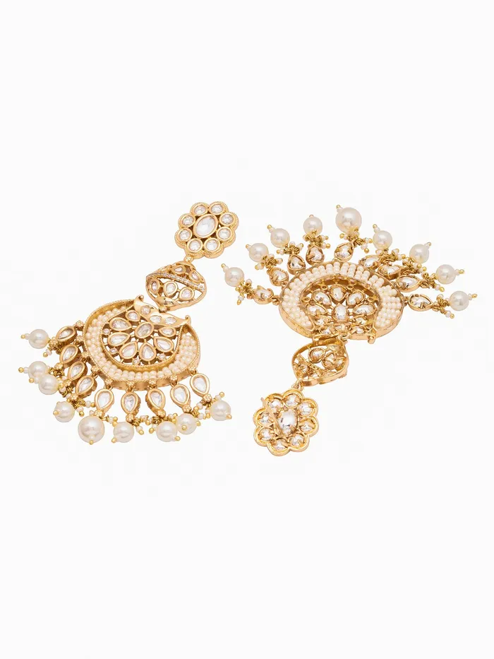 KundanKempu Fusion Dangler Earrings Curio Cottage Earrings