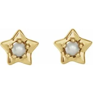14K Yellow 3 mm Round June Youth Star Birthstone Earrings 653421634PSTWBC WB Choice Jewelry Earrings 14K Yellow 3 mm Round June Youth Star Birthstone Earrings 653421634PSTWBC WB Choice Jewelry Earrings