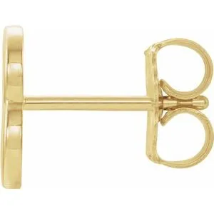 14K Yellow Single Initial B Earring86800108PSTWBC WB Choice Jewelry Earrings 14K Yellow Single Initial B Earring86800108PSTWBC WB Choice Jewelry Earrings