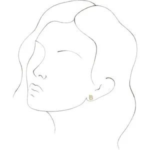 14K Yellow Single Initial B Earring86800108PSTWBC WB Choice Jewelry Earrings 14K Yellow Single Initial B Earring86800108PSTWBC WB Choice Jewelry Earrings
