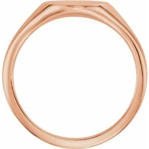 Rings 14K Rose 11x9 mm Oval Signet Ring51552103PSTWBC WB Choice Jewelry Rings 14K Rose 11x9 mm Oval Signet Ring51552103PSTWBC WB Choice Jewelry