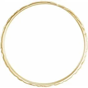 Rings 14K Yellow Etched Ring19305124369PSTWBC WB Choice Jewelry