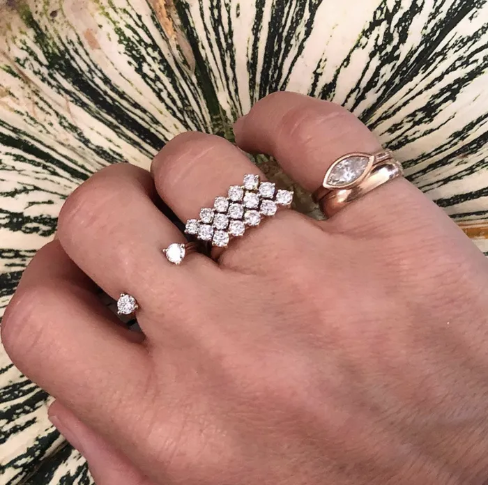 Rings Shylee Rose Jewelry Marquise Pinky Ring