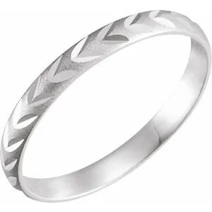 Rings WB Choice Jewelry 14K White DiamondCut Midi Ring Size 2519350KIT246875PSTWBC Rings WB Choice Jewelry 14K White DiamondCut Midi Ring Size 2519350KIT246875PSTWBC