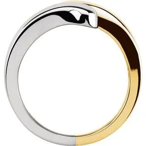 Rings WB Choice Jewelry 14K YellowWhite Bypass Ring50280266871PSTWBC