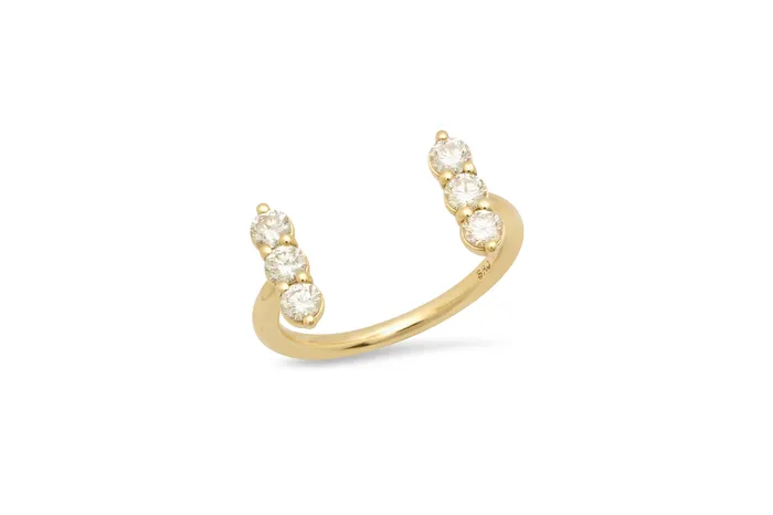 Shylee Rose Jewelry 3 Diamond Floating Ring Rings