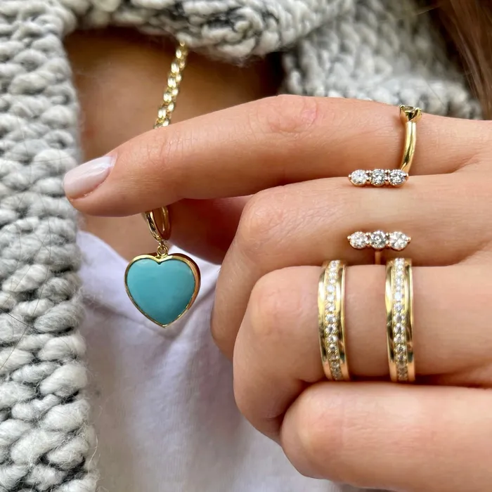 Shylee Rose Jewelry 3 Diamond Floating Ring Rings