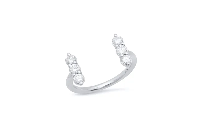 Shylee Rose Jewelry 3 Diamond Floating Ring Rings