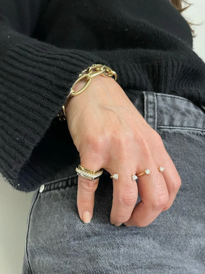 Solid Square Ring Shylee Rose Jewelry Rings