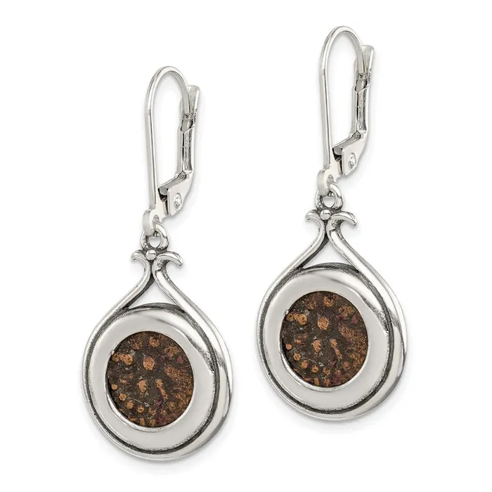 WB Choice Jewelry Earrings Sterling Silver Bronze Antiqued Widows Mite Coin Leverback EarringsWBCQAC108 WB Choice Jewelry Earrings Sterling Silver Bronze Antiqued Widows Mite Coin Leverback EarringsWBCQAC108