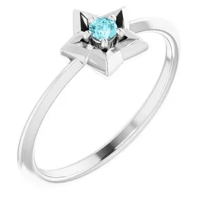 WB Choice Jewelry Rings 14K White 3 mm Round December Youth Star Birthstone Ring653419632PSTWBC WB Choice Jewelry Rings 14K White 3 mm Round December Youth Star Birthstone Ring653419632PSTWBC