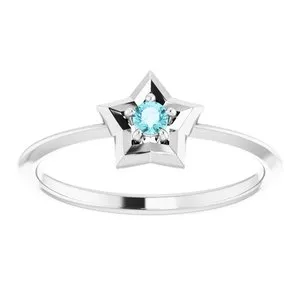 WB Choice Jewelry Rings 14K White 3 mm Round December Youth Star Birthstone Ring653419632PSTWBC WB Choice Jewelry Rings 14K White 3 mm Round December Youth Star Birthstone Ring653419632PSTWBC