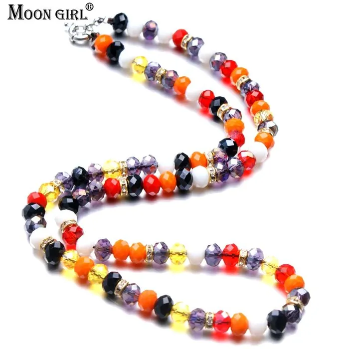 Necklaces sparklingselections New Design Multicolor Crystal Beads Long Necklace Necklaces sparklingselections New Design Multicolor Crystal Beads Long Necklace