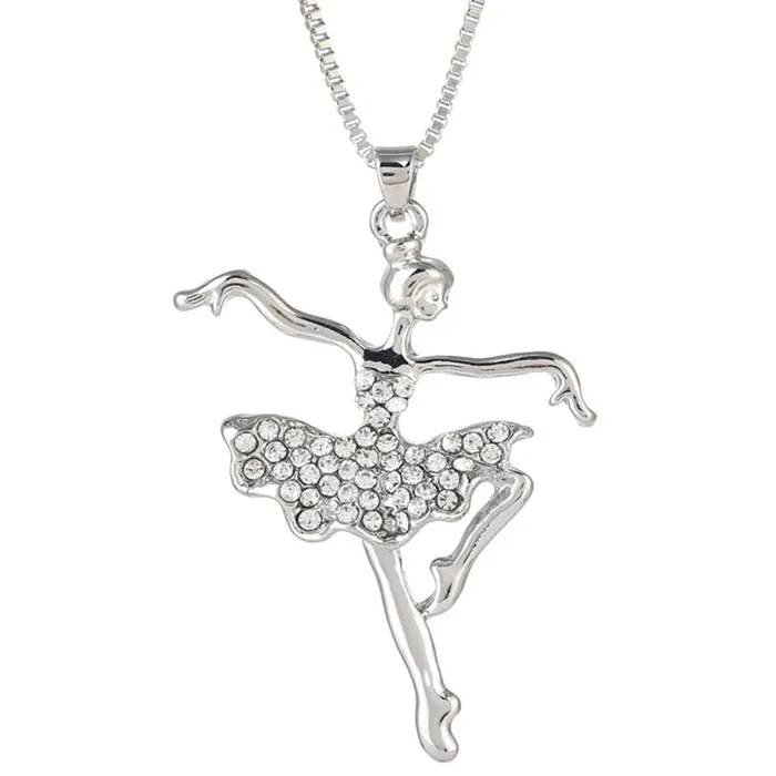 New Fairy Angel Girl Dancer Dance Pendant Necklace Jewelry sparklingselections Necklaces New Fairy Angel Girl Dancer Dance Pendant Necklace Jewelry sparklingselections Necklaces